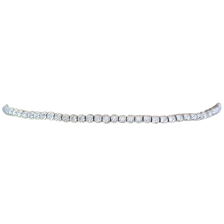 14k White Gold Bracelet – Unisex Elegance