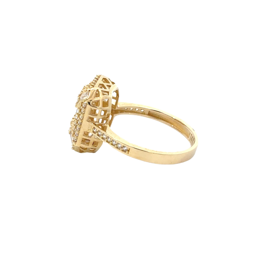 14k Gold Ring with Cubic Zirconia