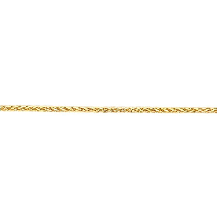 14k Gold Diamond-Cut Chain – 24 Inches, Unisex