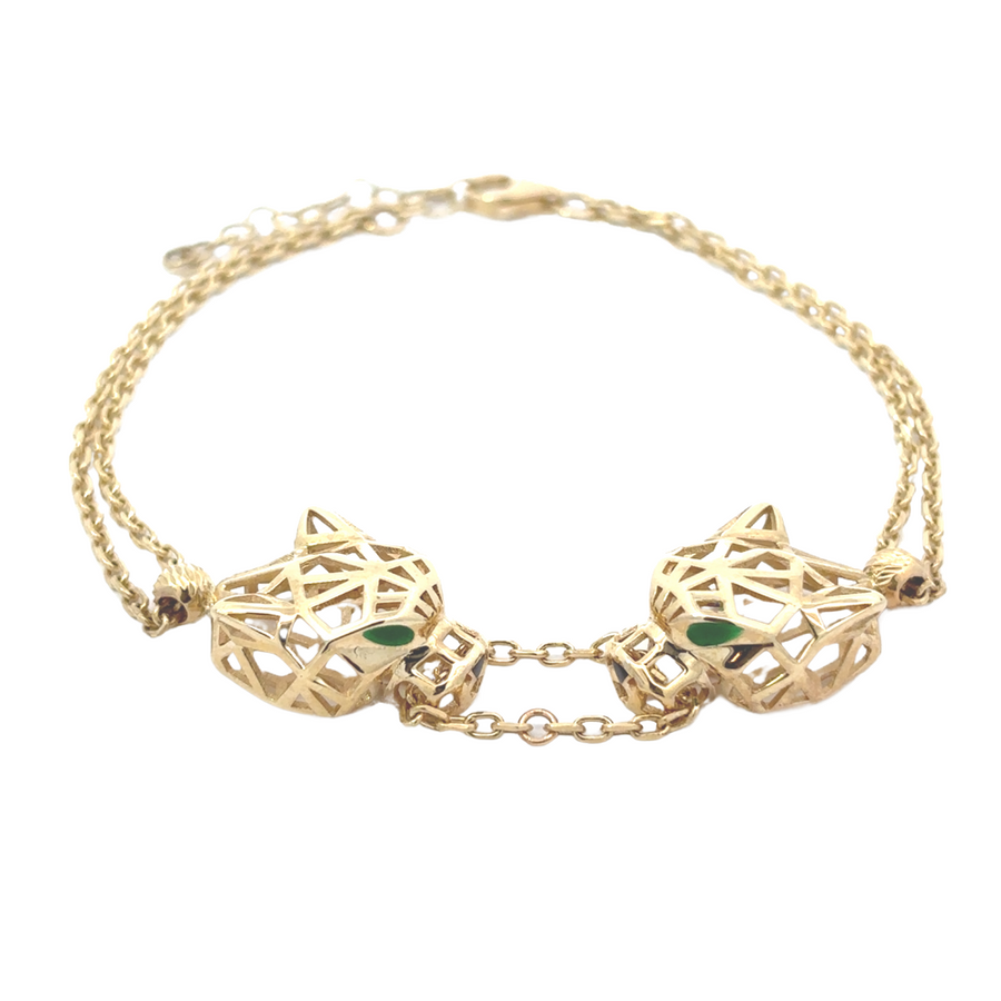 Gold Bracelet - 14k Gold - Adjustable 18.5/22.4 cm