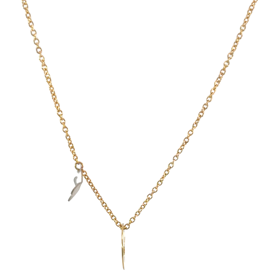 18k Gold Butterfly Necklace – Adjustable Elegance