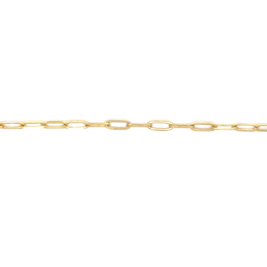 14k Gold Fancy Chain – 24 Inches, Unisex