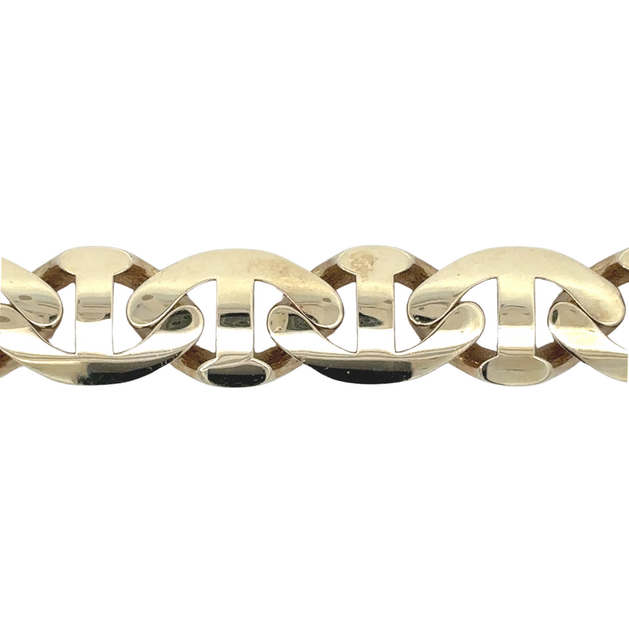 14k Gold Bracelet for Men – 18 cm Sleek Design