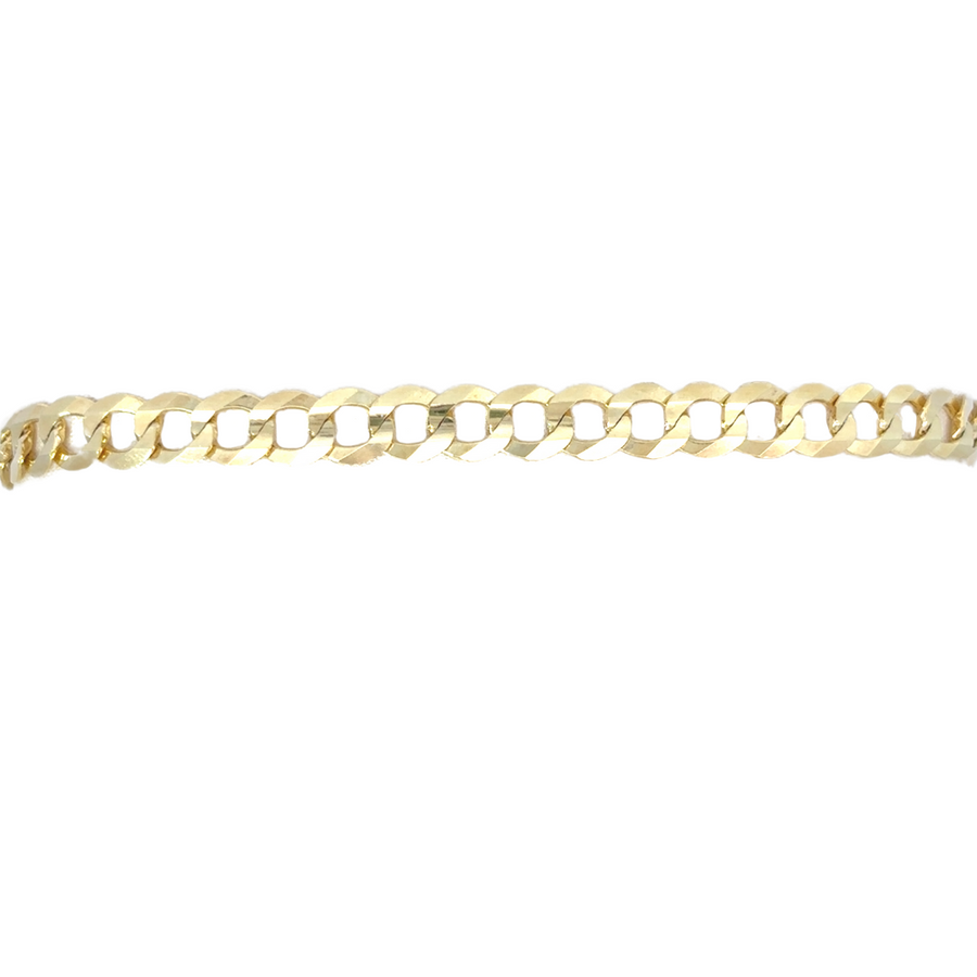 Men’s 14k Gold Cuban Link Bracelet – 20.7 cm