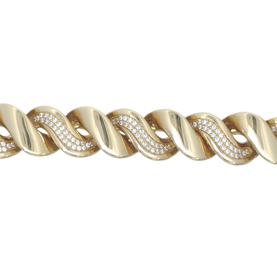 Men’s 14k Gold Bracelet – 19.5 cm