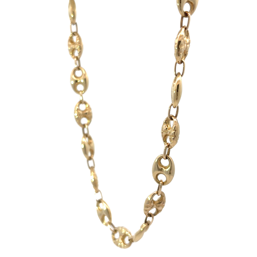 14k Gold Women's Necklace – 18.25 Inches of Timeless Elegance