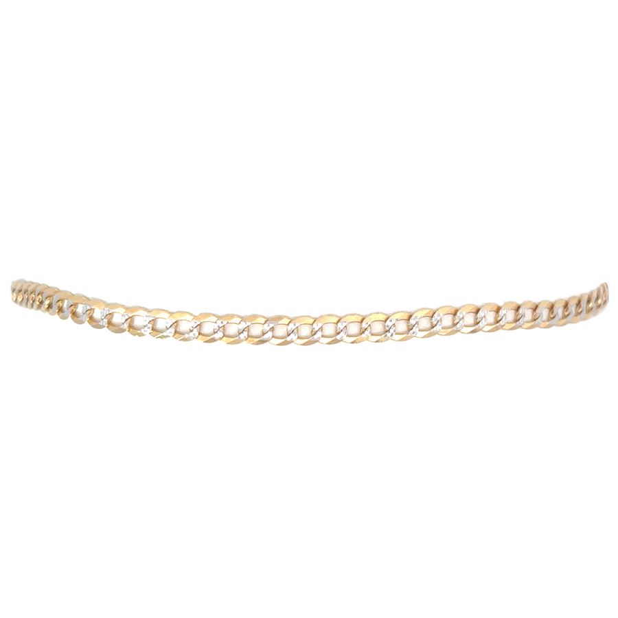 10k Gold Cuban Bracelet - 20.5 cm for Men