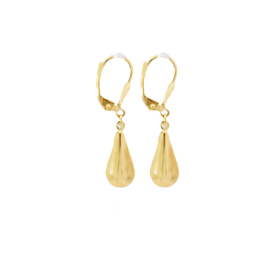 14k Yellow Gold Drop Earrings