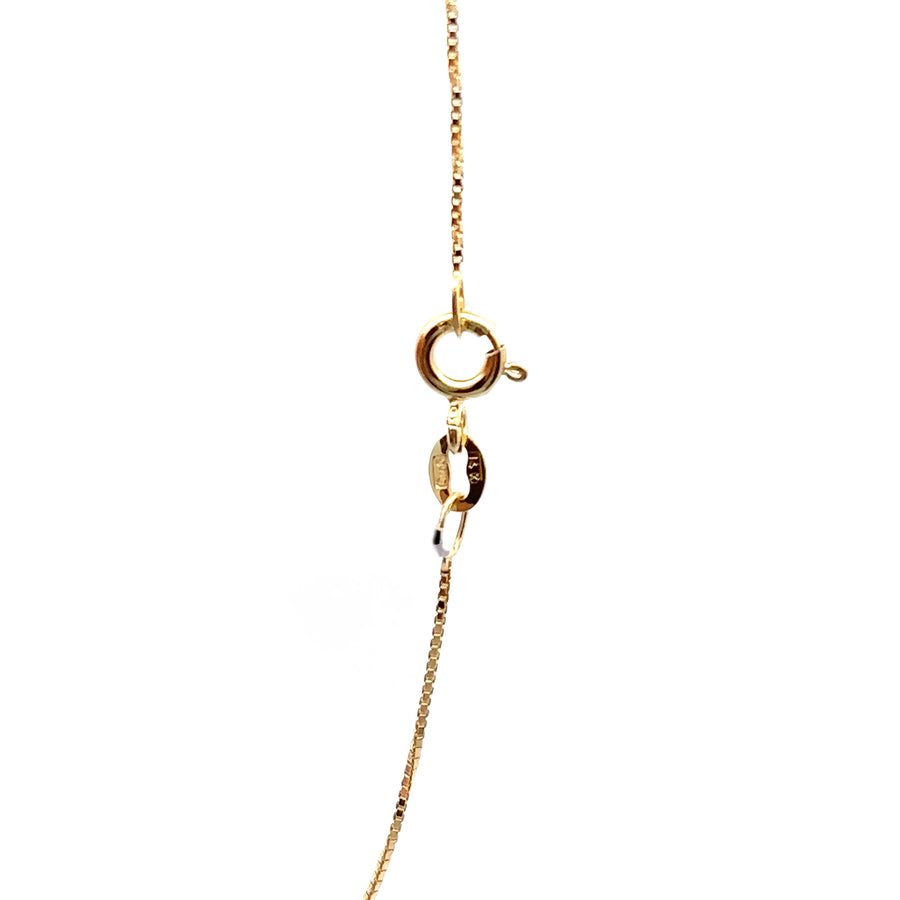 Timeless 14K Yellow Gold Necklace - Unisex, 16-Inch