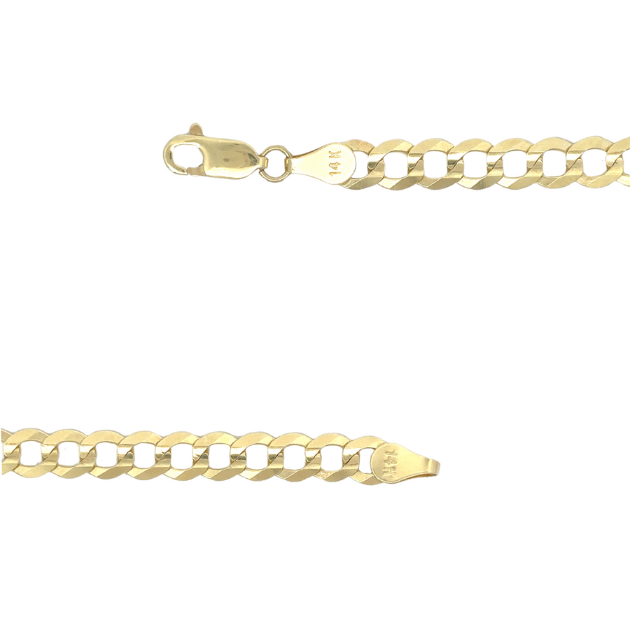 Men’s 14k Gold Cuban Link Chain – 26 Inches