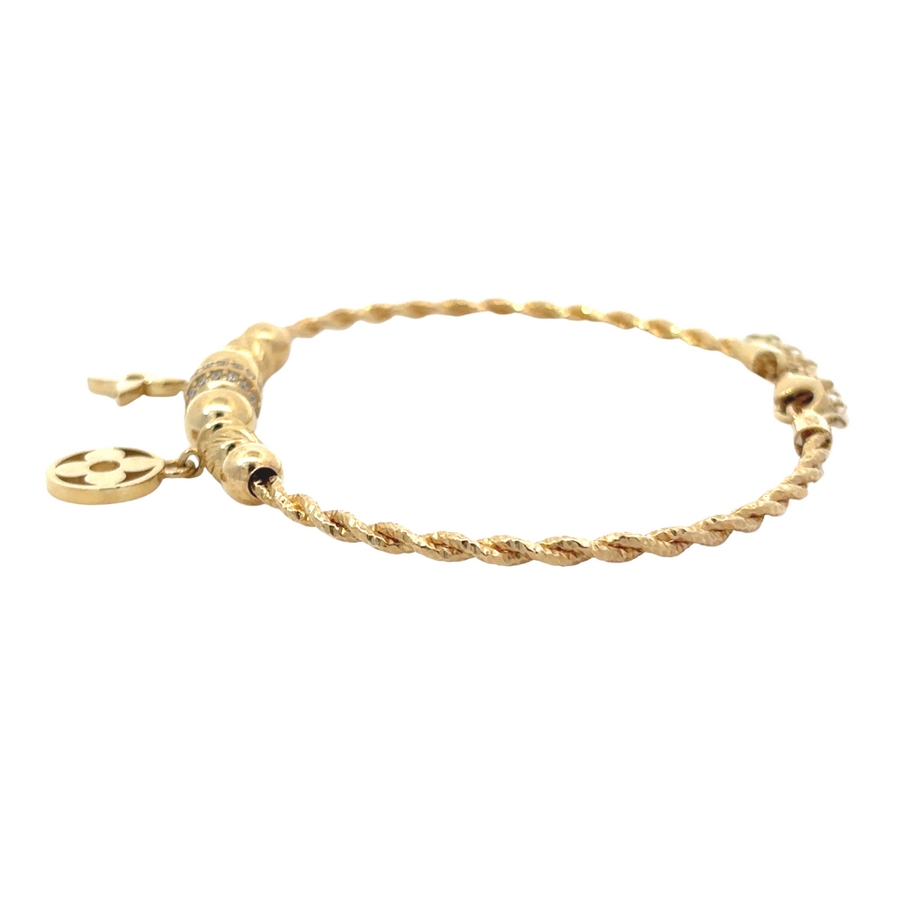 Gold Bracelet - 14k Gold - 6.5 cm