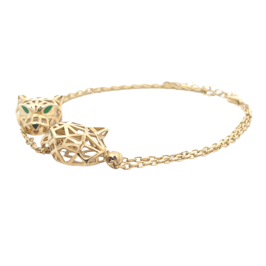 Gold Bracelet - 14k Gold - Adjustable 18.5/22.4 cm