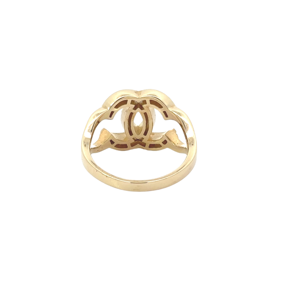 14k Gold Ring with CZ – Classic Sparkle