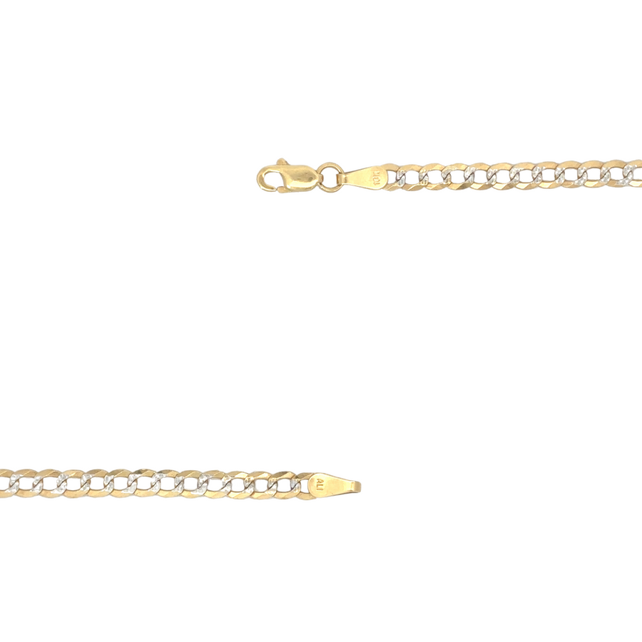 10k Gold Cuban Bracelet - 20.5 cm for Men