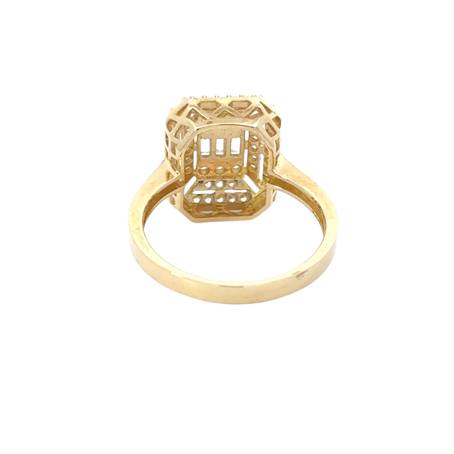 14k Gold Ring with Cubic Zirconia