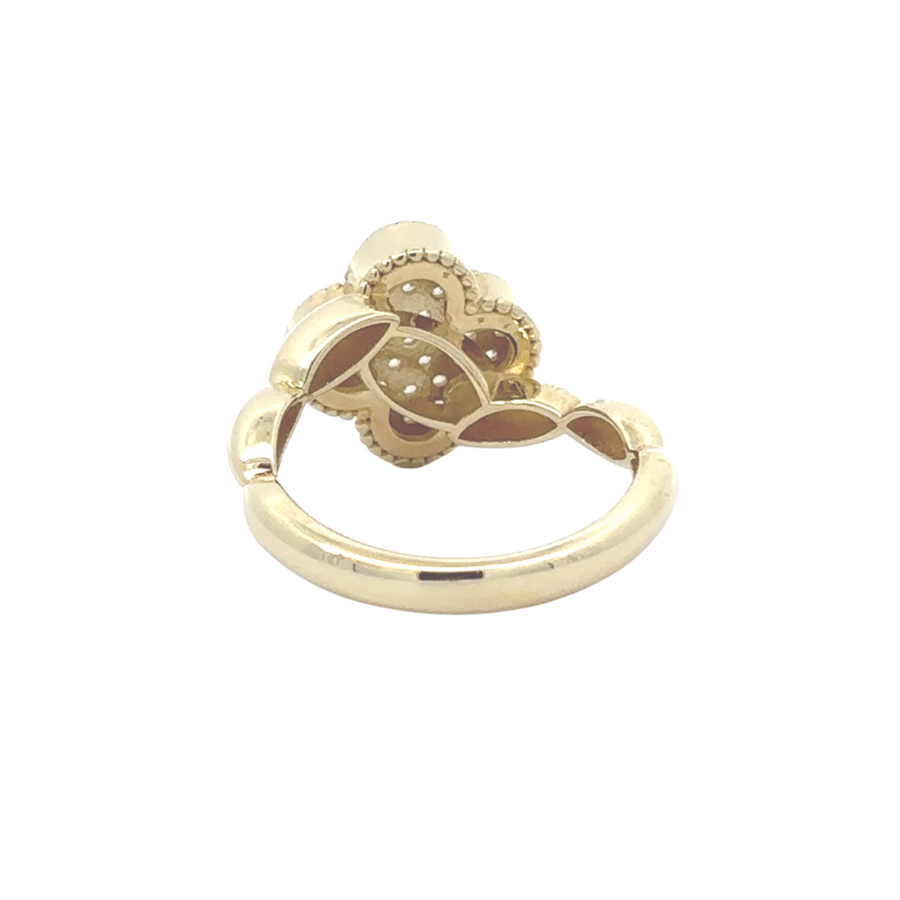 14k Gold Women's Ring with Cubic Zirconia – Size 6.5