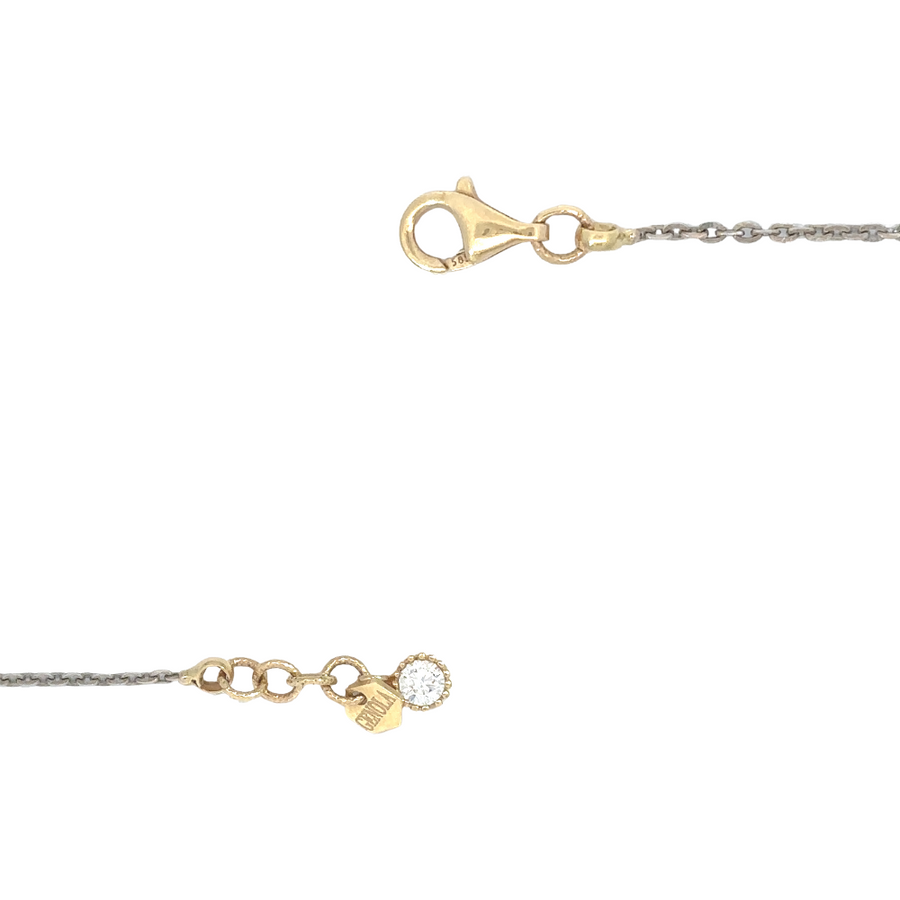 14k Gold Two-Tone Chain – Adjustable for Unisex