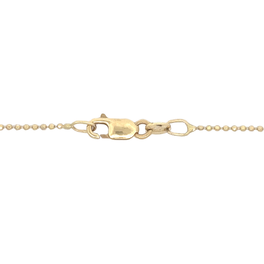 14k Gold XXS Ball Chain Necklace – 16.25 Inches, Unisex