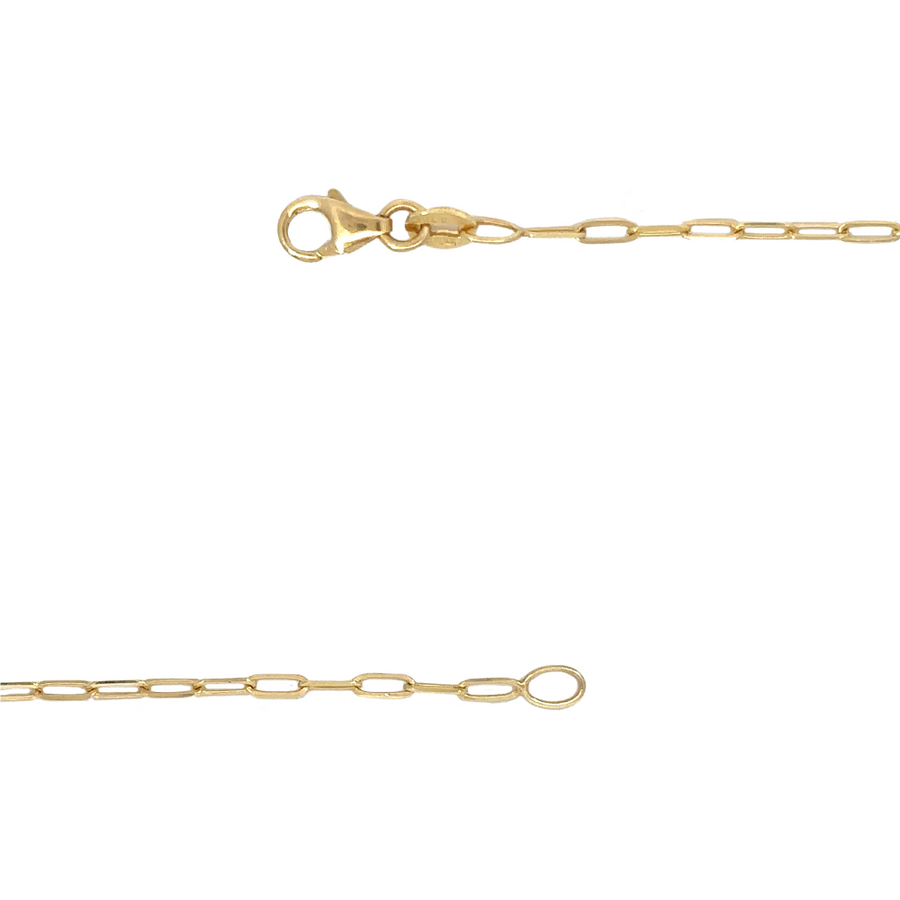 14k Gold Chain – 22-Inch Unisex Design