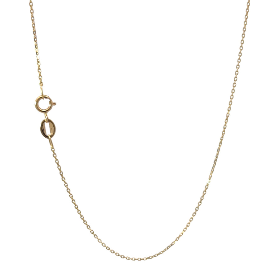 18k Gold Adjustable Chain Necklace for Unisex