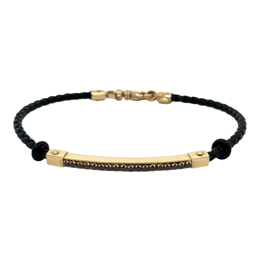 14k Gold Bracelet for Men, 19.5 cm