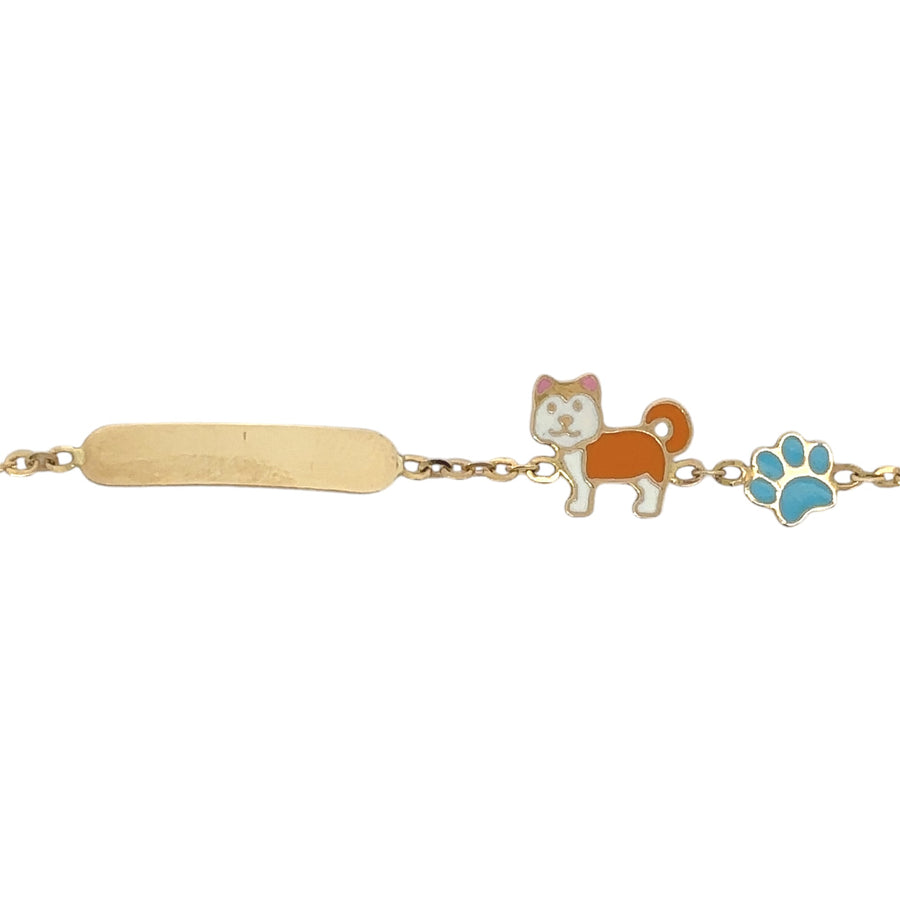 14k Gold Adjustable Bracelet for Babies