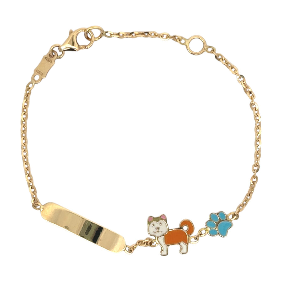 14k Gold Adjustable Bracelet for Babies