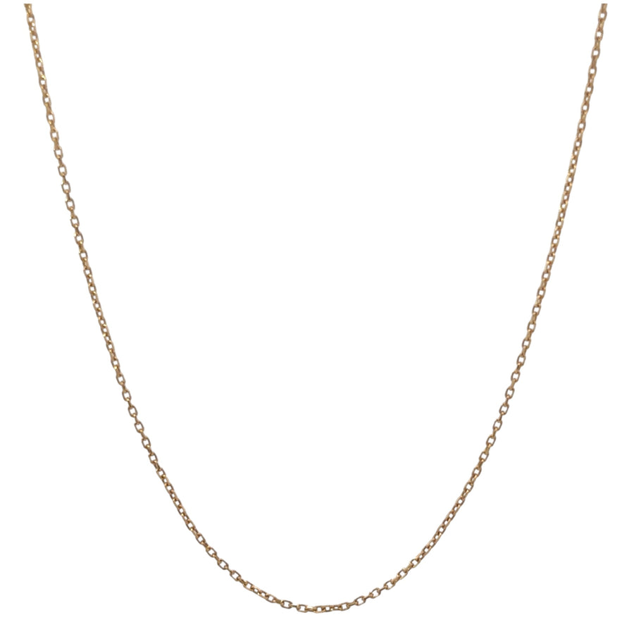 Unisex 14k Gold Necklace – Classic 21-Inch Length