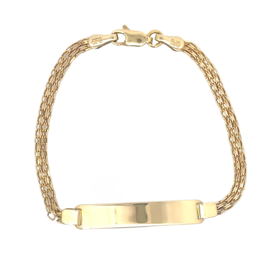 14k Gold Bracelet for Babies - 16 cm