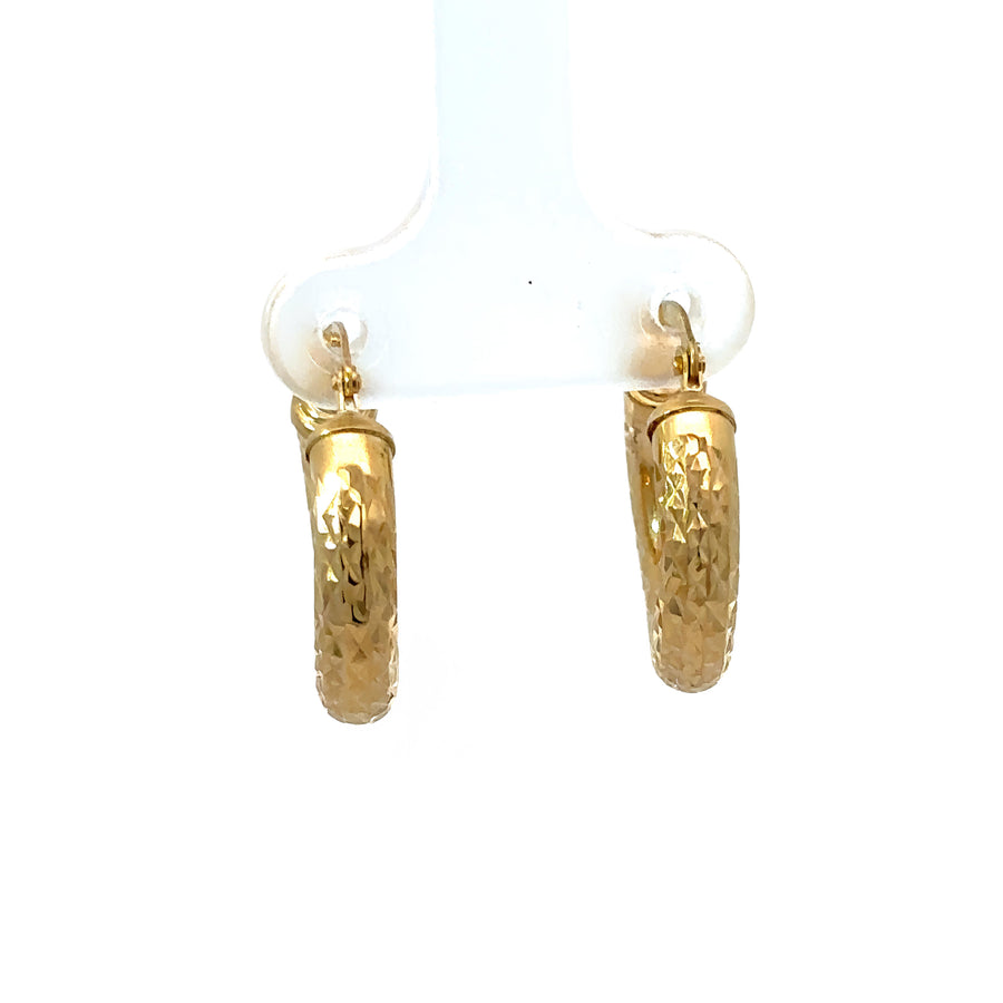 14k Gold Huggies XS Earrings for Women