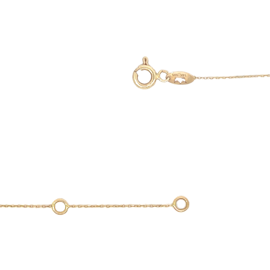 Adjustable 14k Gold Necklace for Women