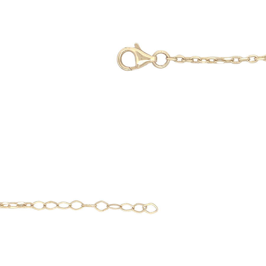 14k Gold Chain with CZ