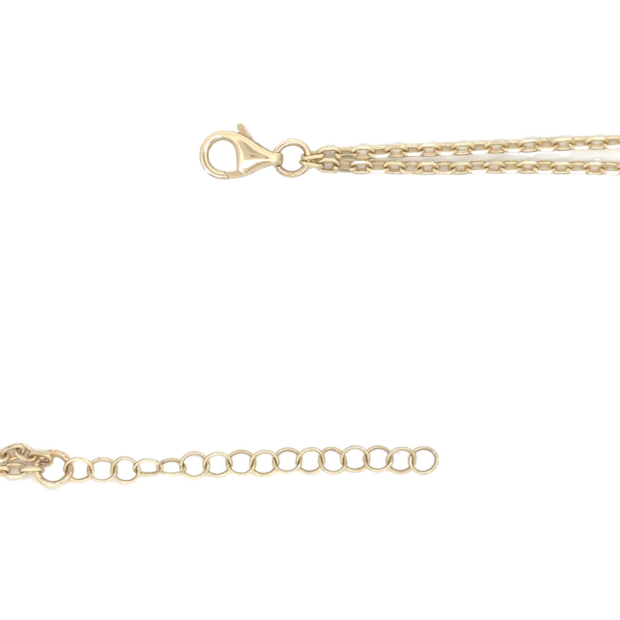 Gold Bracelet - 14k Gold - Adjustable 18.5/22.4 cm