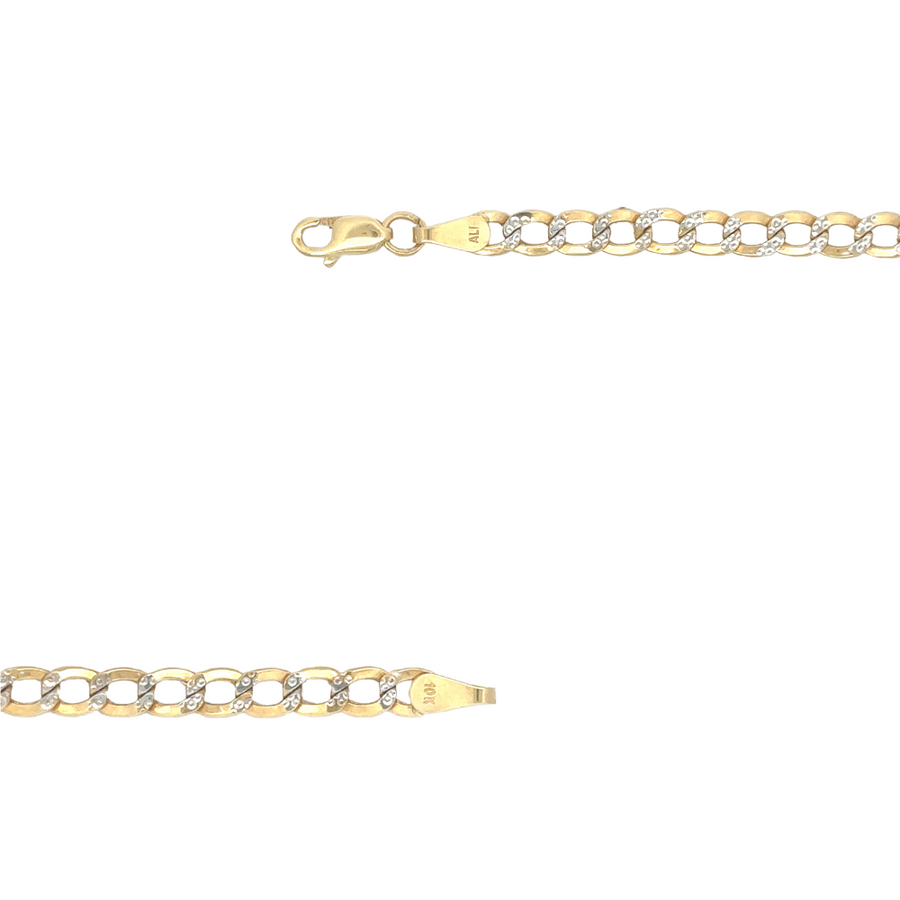 10k Gold Cuban Chain - 24" for Men