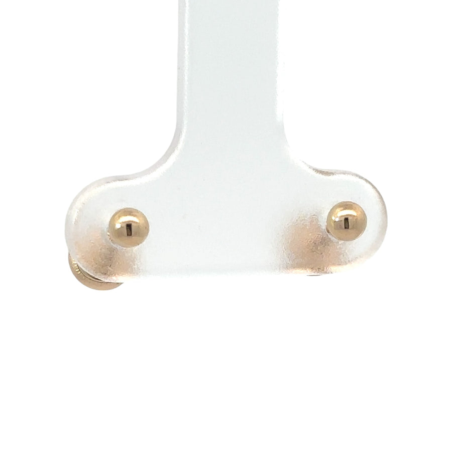 14k gold XS solid ball stud earrings for women and baby