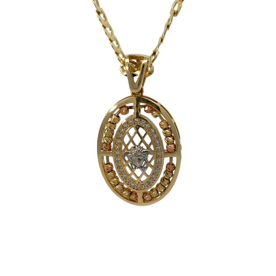 14k Gold Unisex Pendant – Classic and Versatile Elegance