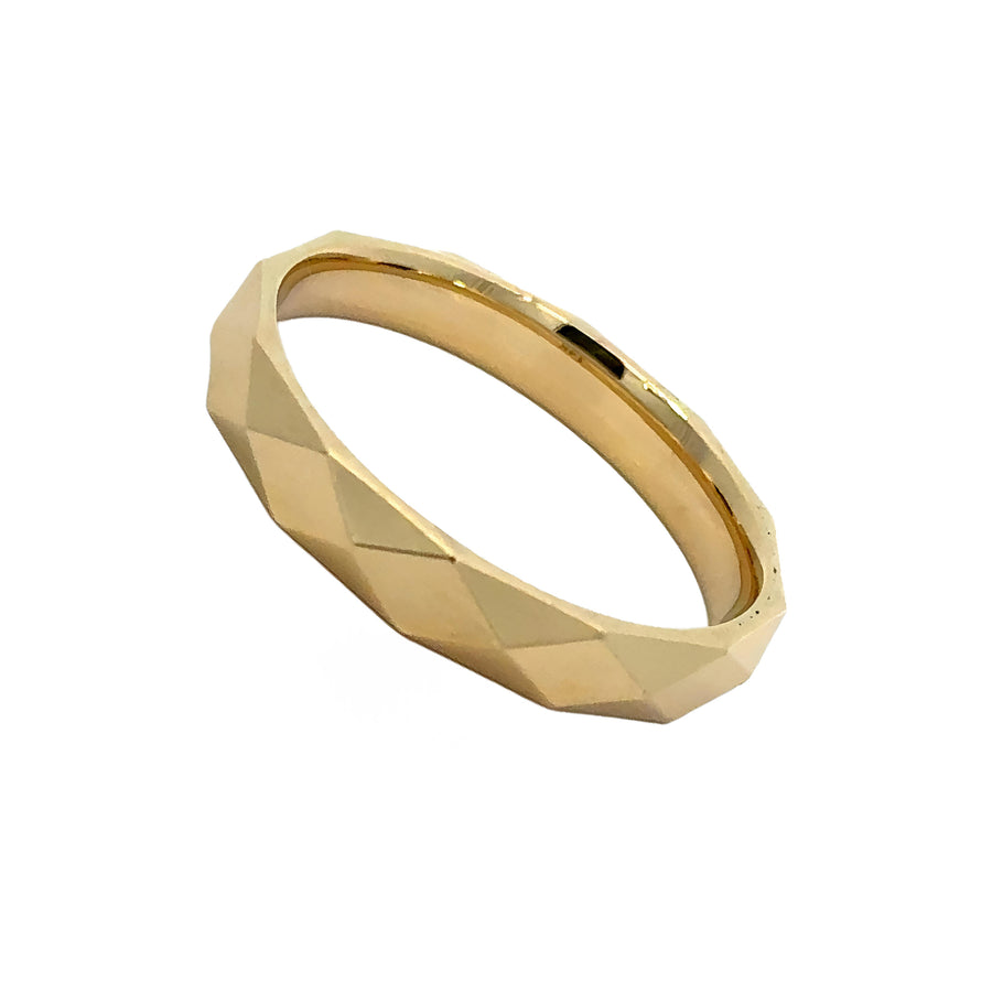 14k Gold Solid Ring for Men