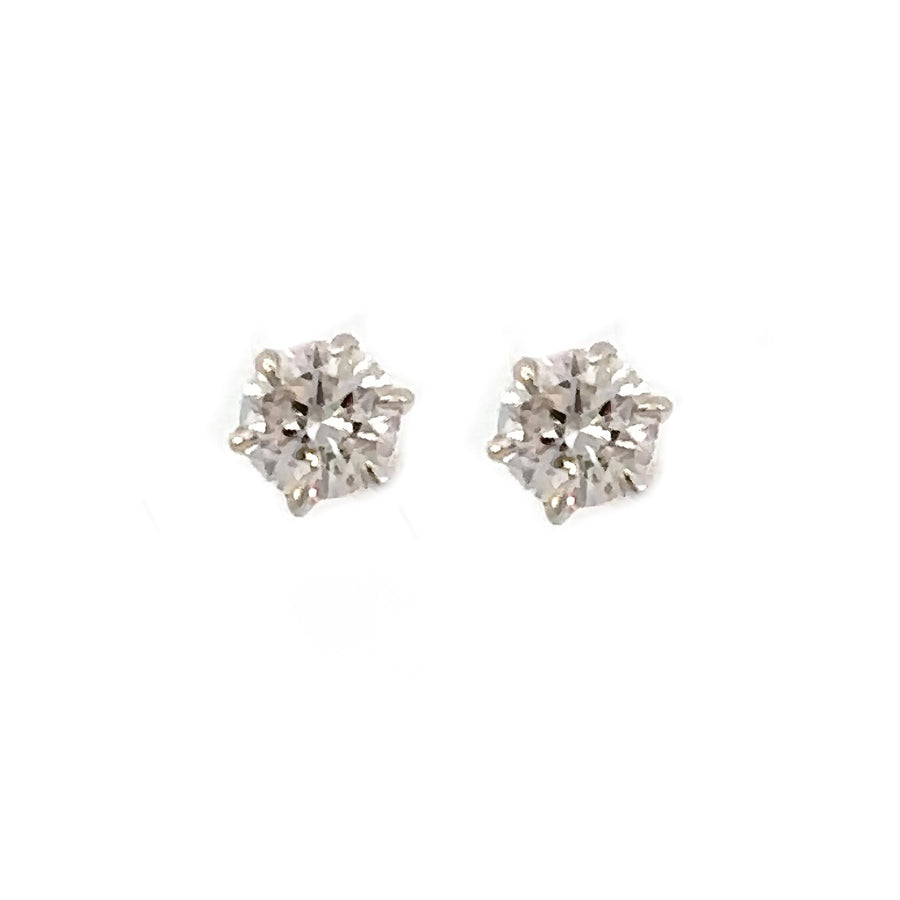 14k Yellow Gold Diamond Earrings (.20 ct)