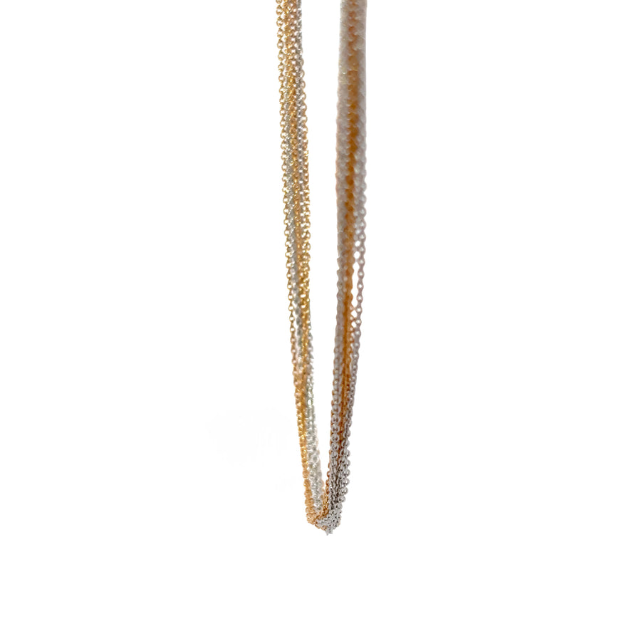 18k Gold Two-Tone Necklace