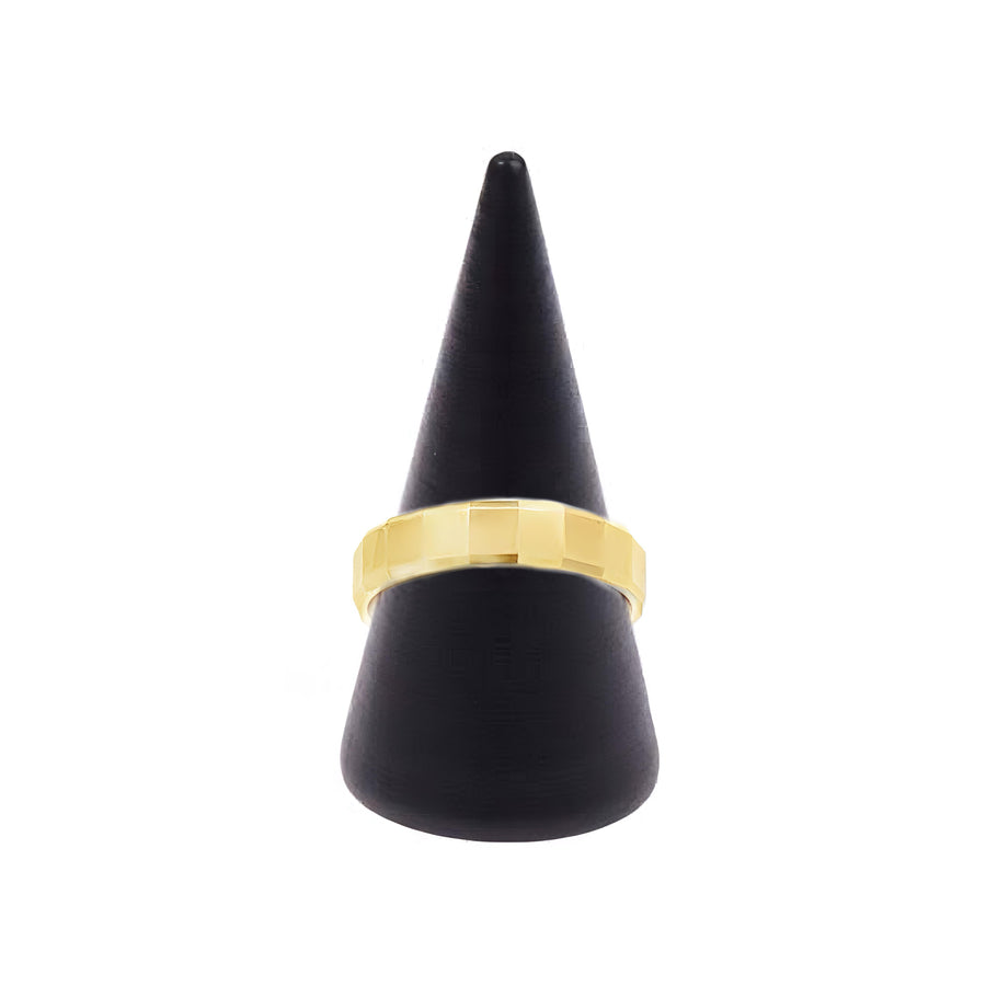 14k Yellow Gold Men's Ring - Size 10