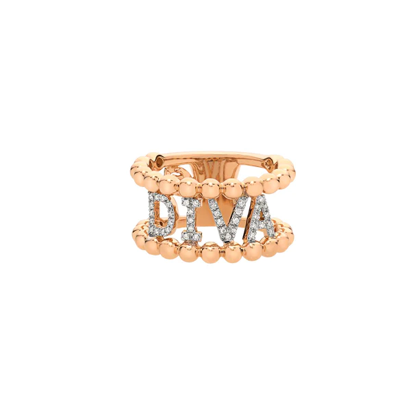 Diva Rose Gold Diamond Ring (50 ct)