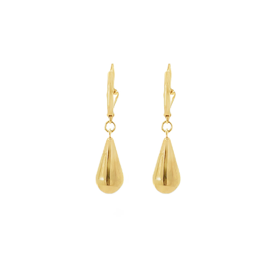 14k Yellow Gold Drop Earrings