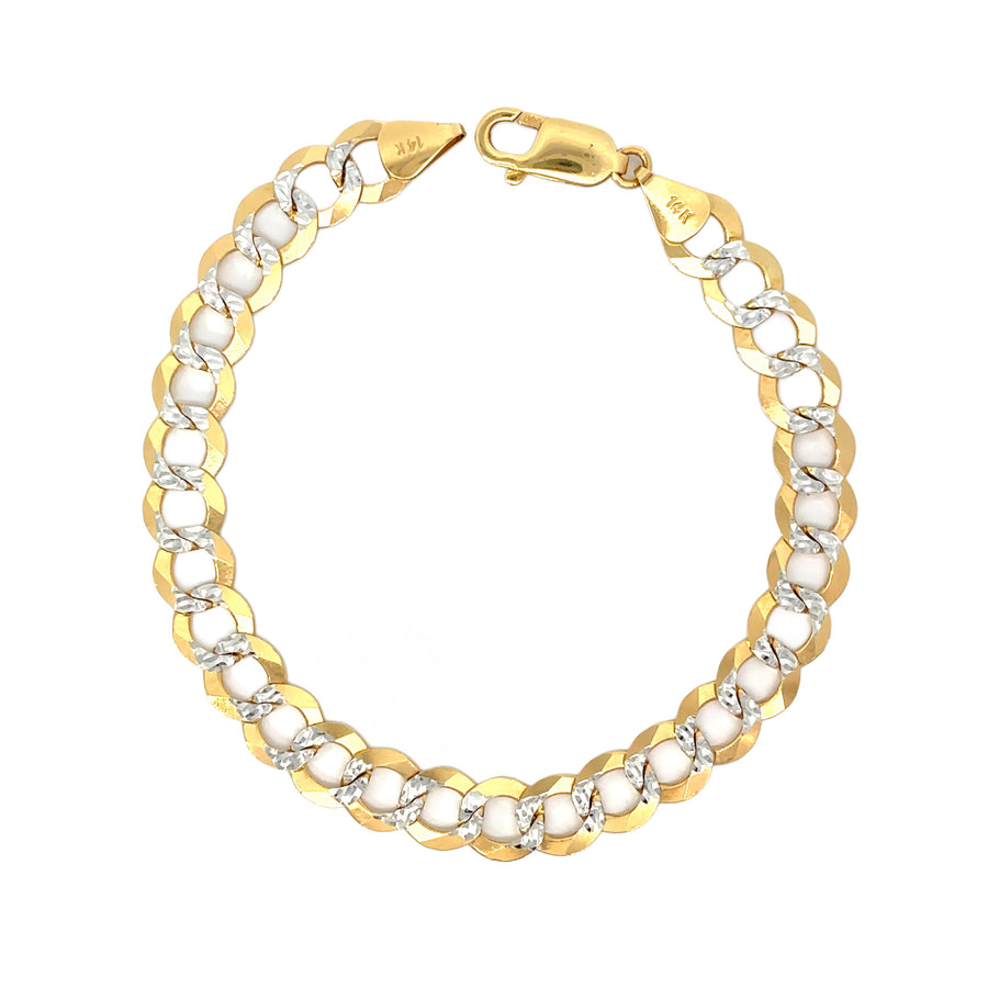 14k Gold Cuban Bracelet - 20.5 cm