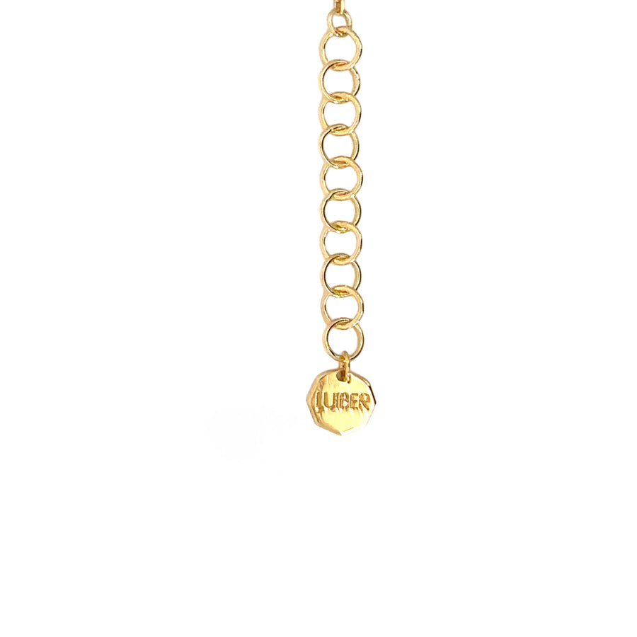 14k Gold Bracelet with Central Bar Design