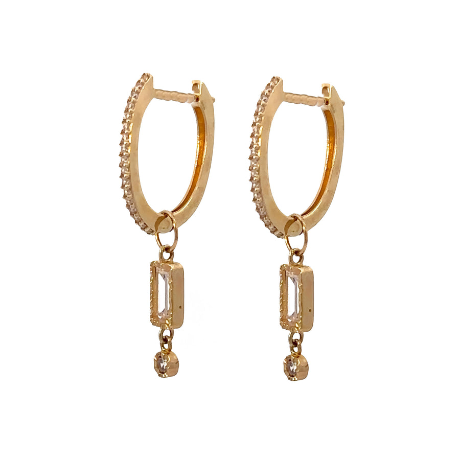 Elegant 14k Gold Women's Earrings