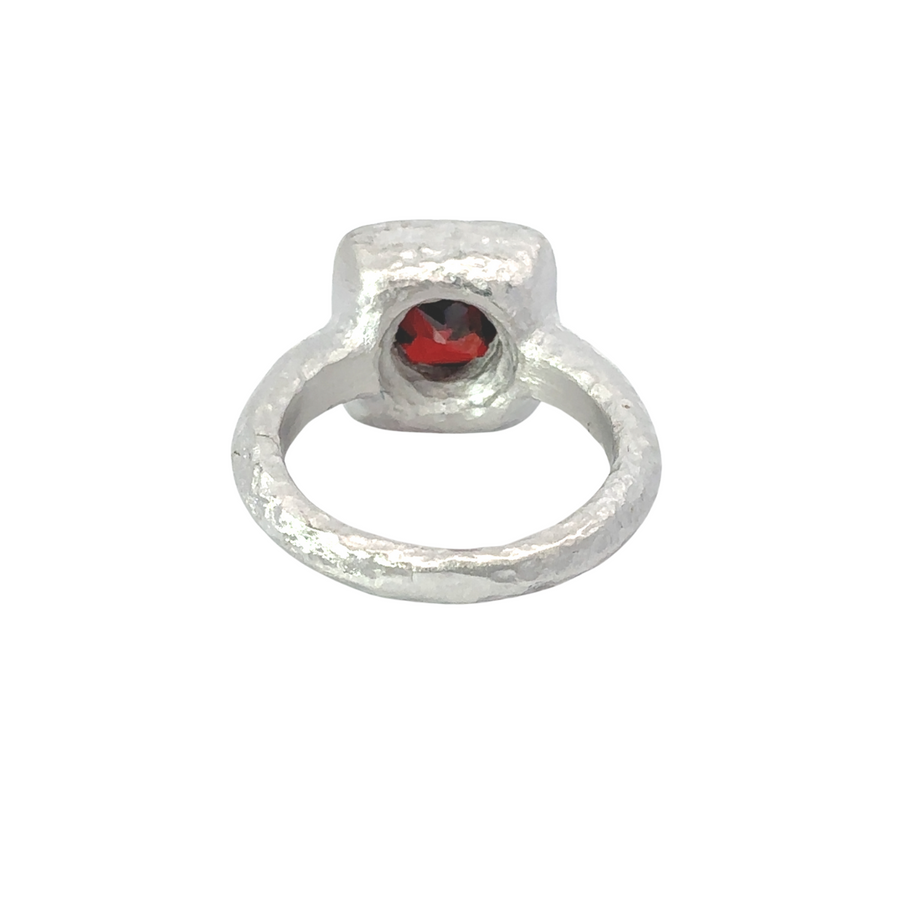 Silver ring with sleek, timeless design