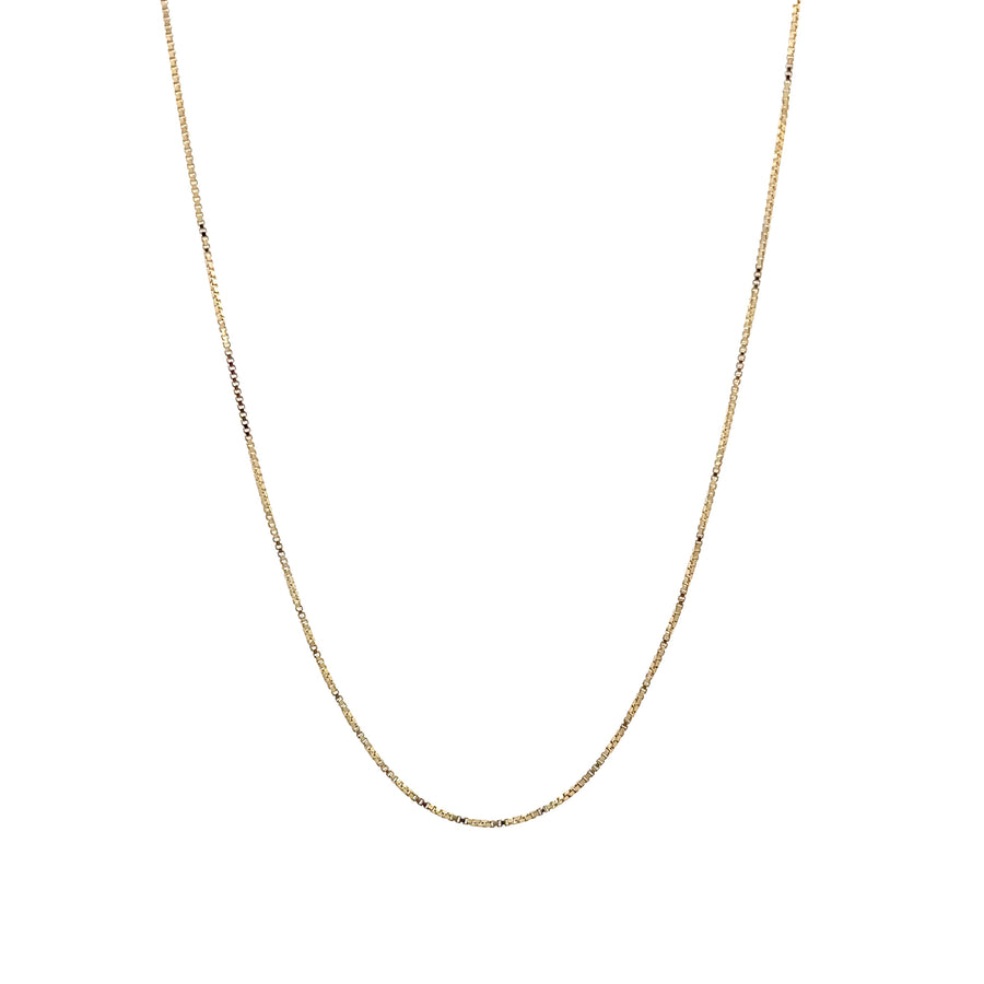 Timeless 14K Yellow Gold Necklace - Unisex, 16-Inch