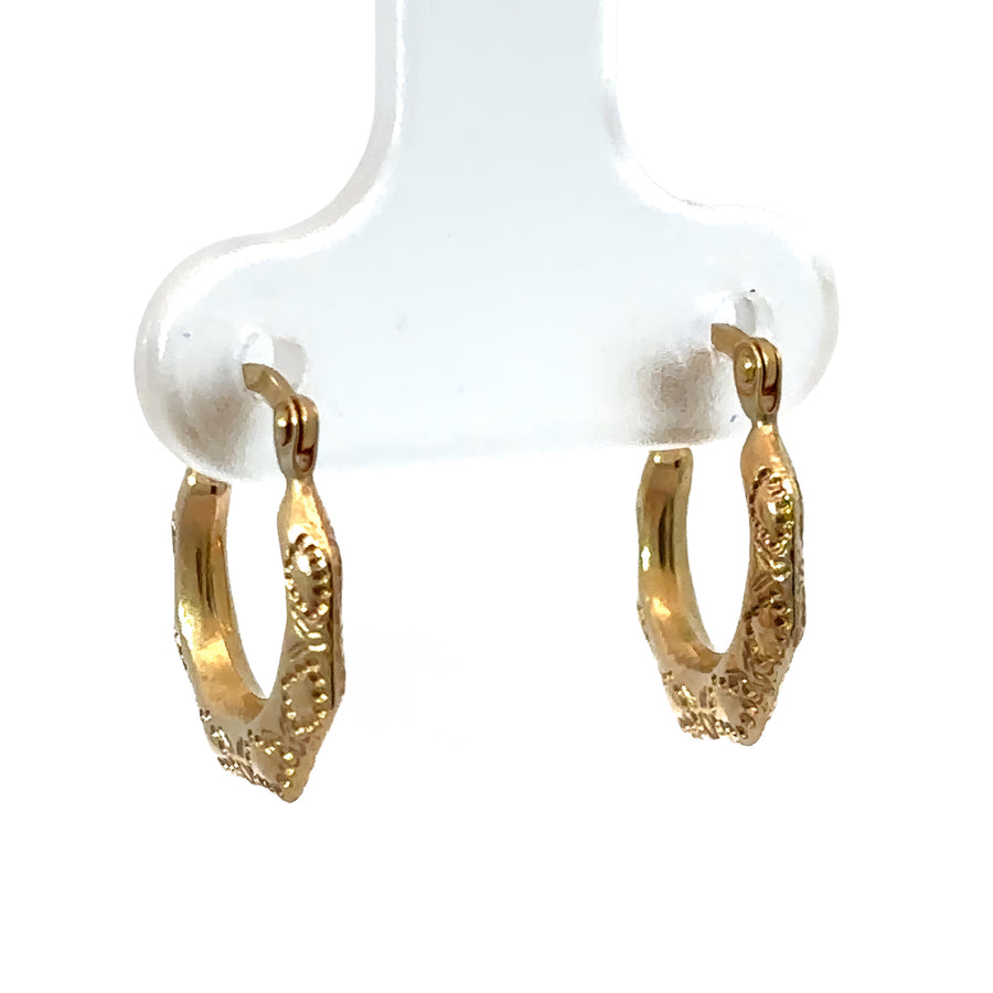 14k Gold Small Earrings for Babies