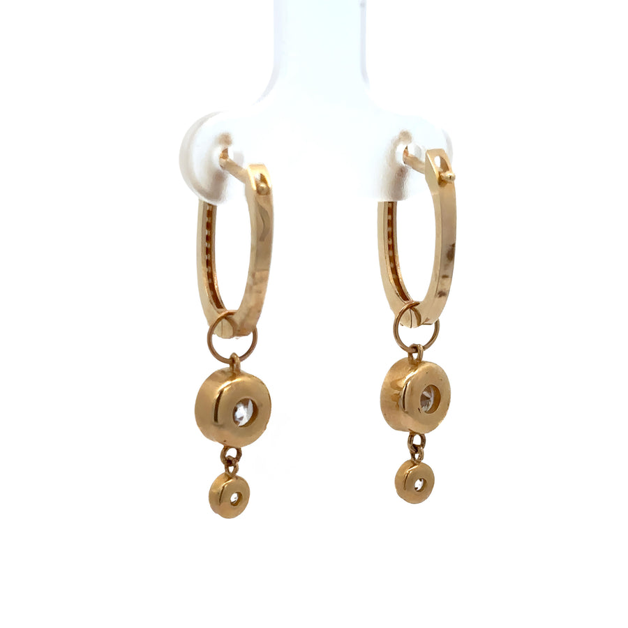 14k Gold Earrings for Women Elegant