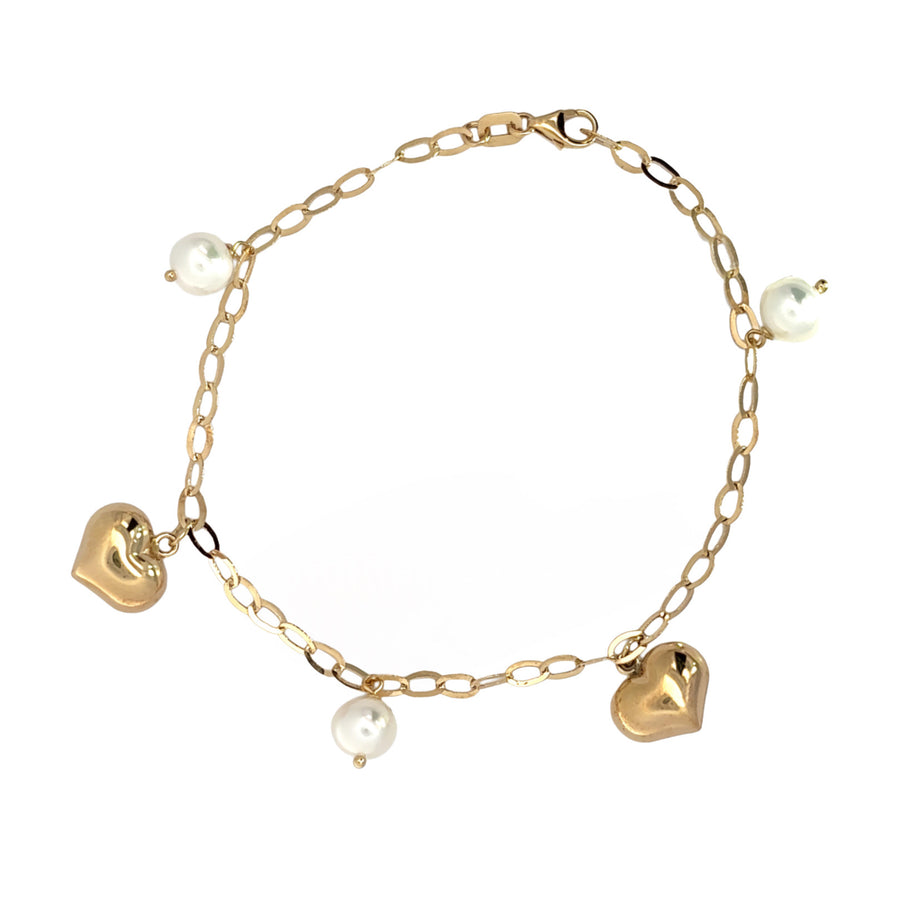 14k Gold Women's Bracelet - 18 cm